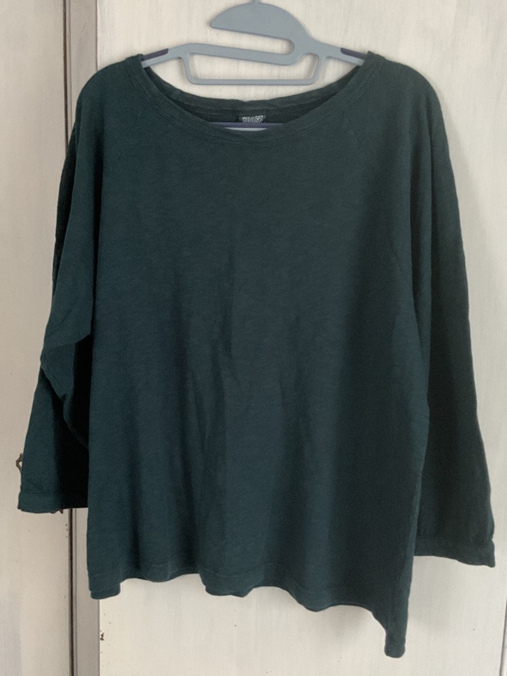 SALE! TOAST UK Dark Green Cotton Jersey